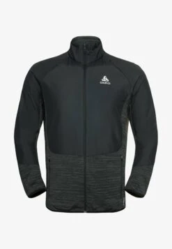 Odlo RUN EASY WARM HYBRID - Trainingsjacke - Oliv -Odlo 047b011b6c904c1ab9c3607d4f92b489