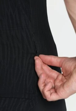 Odlo FULL ZIP CERAMICOOL X-LIGHT - T-Shirt Print - Black -Odlo 153b4f8e7c974513b0f62bfab423b285