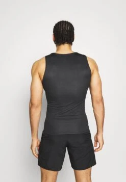 Odlo ACTIVE F-DRY LIGHT ECO BL CREW NECK TANK - Top - Black -Odlo 22fc7bec65a14d48b6fa29ba57ede6c3
