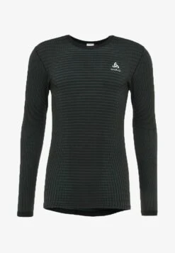 Odlo SUW CREW NECK FUTURESKIN - Unterhemd/-shirt - Stormy Weather/black -Odlo 2b1f22d9fc77490e8ba21413ca816181