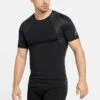 Odlo CREW NECK ACTIVE SPINE - T-Shirt Print - Black