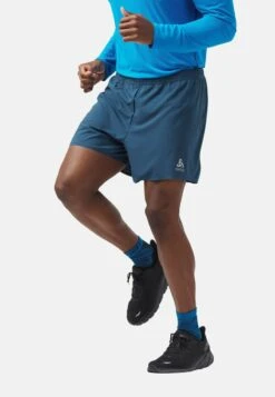 Odlo HIGHWAY-SHOP ZEROWEIGHT LAUF - Shorts - Blue Wing Teal