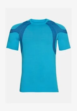 Odlo CREW NECK ACTIVE SPINE - T-Shirt Print - White -Odlo 3fc0728815664016a95f0a5659923d1b