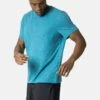 Odlo CREW NECK S ACTIVE 365 COOL - T-Shirt Basic - Saxony Blue Melange