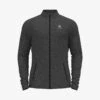 Odlo FLI - Sweatjacke - Dark Grey Melange