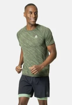 Odlo CREW NECK X-ALP PW - T-Shirt Basic - Loden Frost Melange -Odlo 574cb607aeef4c18853ba2a6b88b856a 2