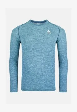 Odlo CREW NECK L/S ESSENTIAL SEAMLESS - Langarmshirt - Grey Melange -Odlo 75844f3f7bed459988f63602972c2618 1