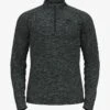 Odlo SKIROLLI 1/2 ZIP - Fleecepullover - Schwarz
