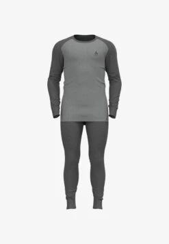 Odlo "ACTIVE WARM ECO" SET 2-TEILIG - Unterhemd/-shirt - Dark Grey -Odlo 7eeea474d946438ca872942192f87710 1