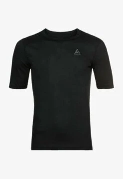 Odlo CREW NECK S/S - T-Shirt Print - Black Space Dye -Odlo 931d68c0dc8d46f3a86c8a32b846b1b7