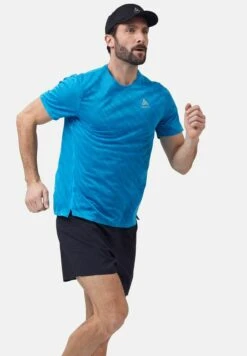 Odlo ENGINEERED CHILL TECT - Sport T-shirt - Blau