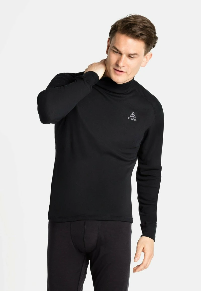 Odlo BL TOP TURTLE NECK L/S ACTIVE WARM ECO - Langarmshirt - Black 1 Odlo BL TOP TURTLE NECK L/S ACTIVE WARM ECO - Langarmshirt - Black