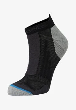 Odlo SOCKS SHORT RUNNING LOW CUT - Füßlinge - Black/grey Melange -Odlo cdf11098773a4087888ba555f44fc372 1