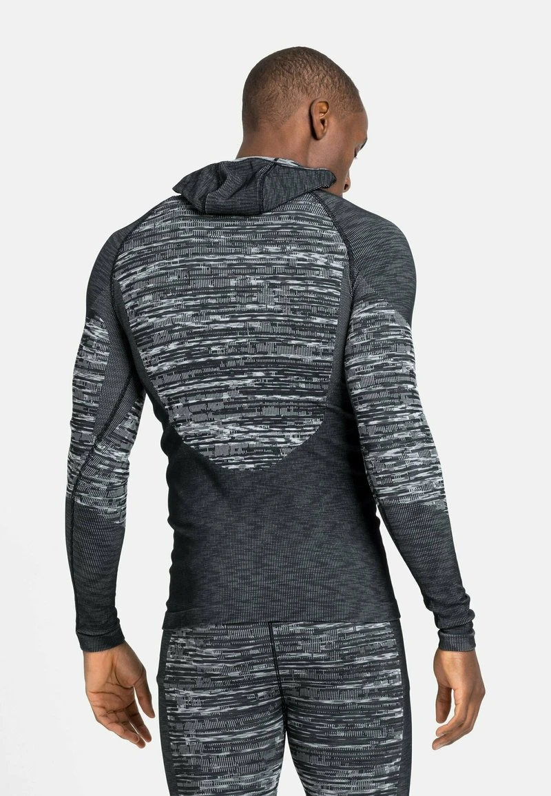 Odlo Langarmshirt - Black Space Dye 2 Odlo Langarmshirt - Black Space Dye – Bild 2