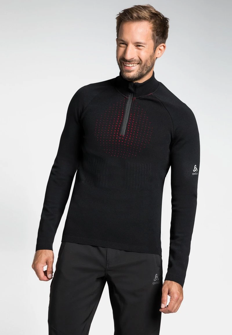 Odlo MIDLAYER THERMIC - Strickpullover - Black 3 Odlo MIDLAYER THERMIC - Strickpullover - Black – Bild 3