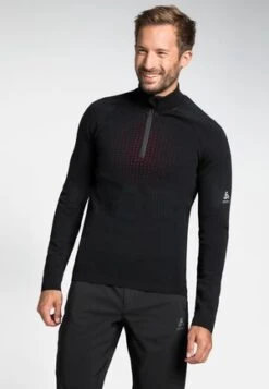 Odlo MIDLAYER BESSO - Sweatshirt - Schwarz -Odlo d1aa673dfe5843de9f71964e6e3061f4