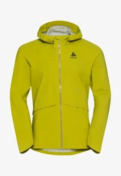 Odlo RIDE EASY WATERPROOF - Softshelljacke - Citronelle -Odlo d3940de5ec2041e5bd1bad5484d67379