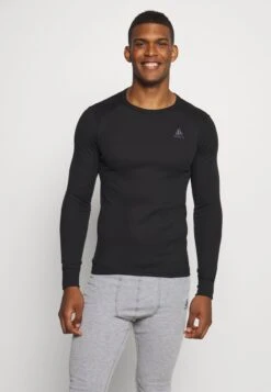 Odlo ACTIVE WARM ECO TOP CREW NECK - Unterhemd/-shirt - Black