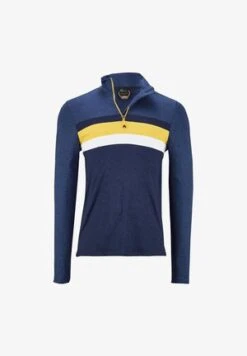 Odlo SESVENNA LID LAYER HALF ZIP - Sweatshirt - Blue Wing Teal Melange -Odlo f36e6e240aba4377a30a17673a3d9a89