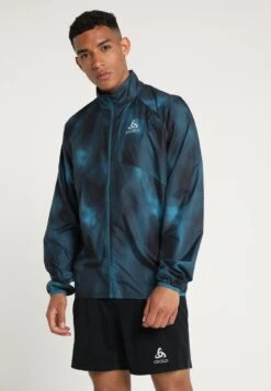 Odlo JACKET OMNIUS - Laufjacke - Blue Coral