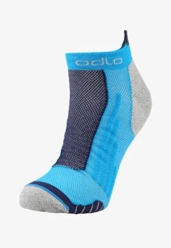 Odlo SOCKS SHORT RUNNING LOW CUT - Füßlinge - Black/grey Melange -Odlo f99ee9132aa44995bd877dddeb5b2c9c