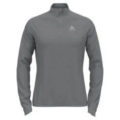 OdloDamen Carve Light Zip Longsleeve