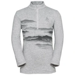 OdloKinder Berra Graphic Half Zip Longsleeve