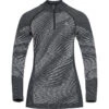 OdloDamen Blackcomb Eco Half Zip Longsleeve