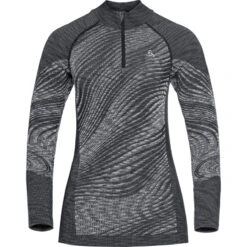OdloDamen Blackcomb Eco Half Zip Longsleeve