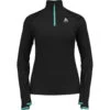 OdloDamen Axalp Ceramiwarm Half Zip Longsleeve