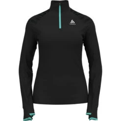 OdloDamen Axalp Ceramiwarm Half Zip Longsleeve
