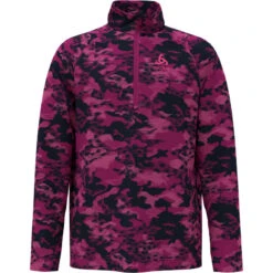 OdloKinder Sesvenna Graphic Half Zip Longsleeve