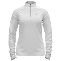 OdloDamen Sesvenna Graphic Half Zip Longsleeve