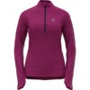 OdloDamen Zeroweight Half Zip Longsleeve