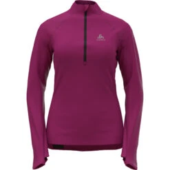 OdloDamen Zeroweight Half Zip Longsleeve
