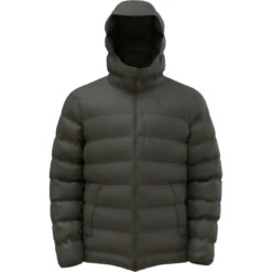 OdloHerren Ascent N-Thermic Hoodie Mantel