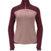 OdloDamen Performance Wool Half Zip Longsleeve