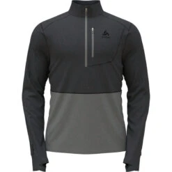 OdloHerren Performance Wool Half Zip Longsleeve