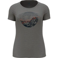 OdloDamen Ascent PW 130 Sunrise T-Shirt