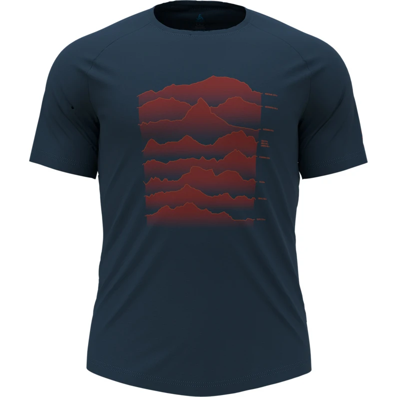 OdloHerren Ascent PW 130 Swiss Peaks T-Shirt 1 OdloHerren Ascent PW 130 Swiss Peaks T-Shirt